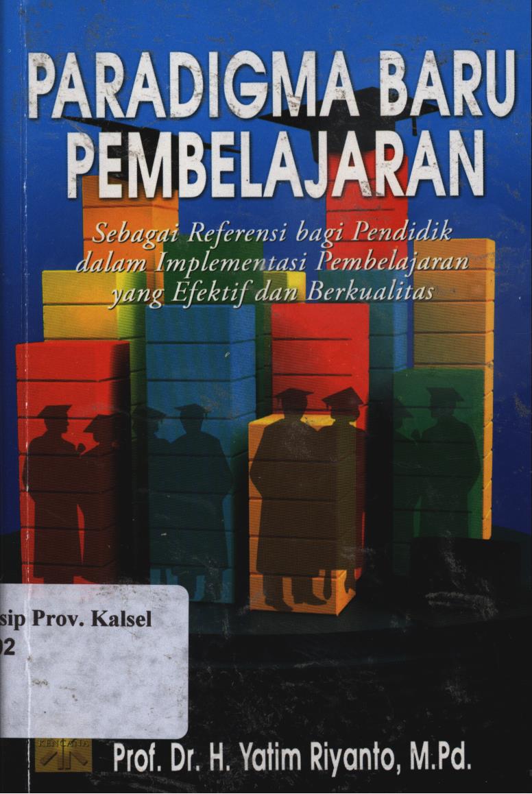 Cover Paradigma baru pembelajaran / H. Yatim Riyanto