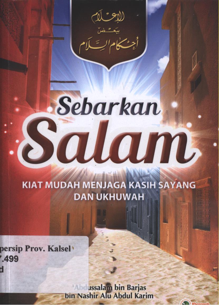 Cover Sebarkan Salam / Abdus Salam bin Barjas bin Nashir Alu Abdil Karim
