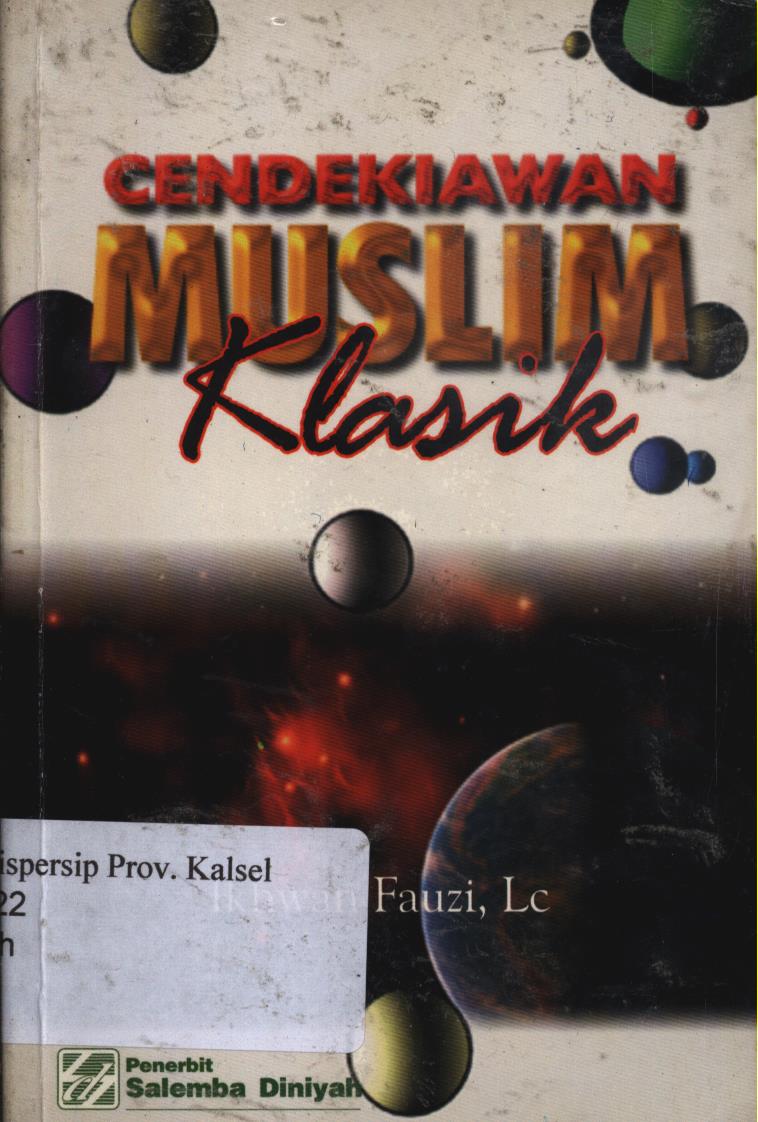 Cover Cendekiawan muslim klasik / Ikhwan Fauzi