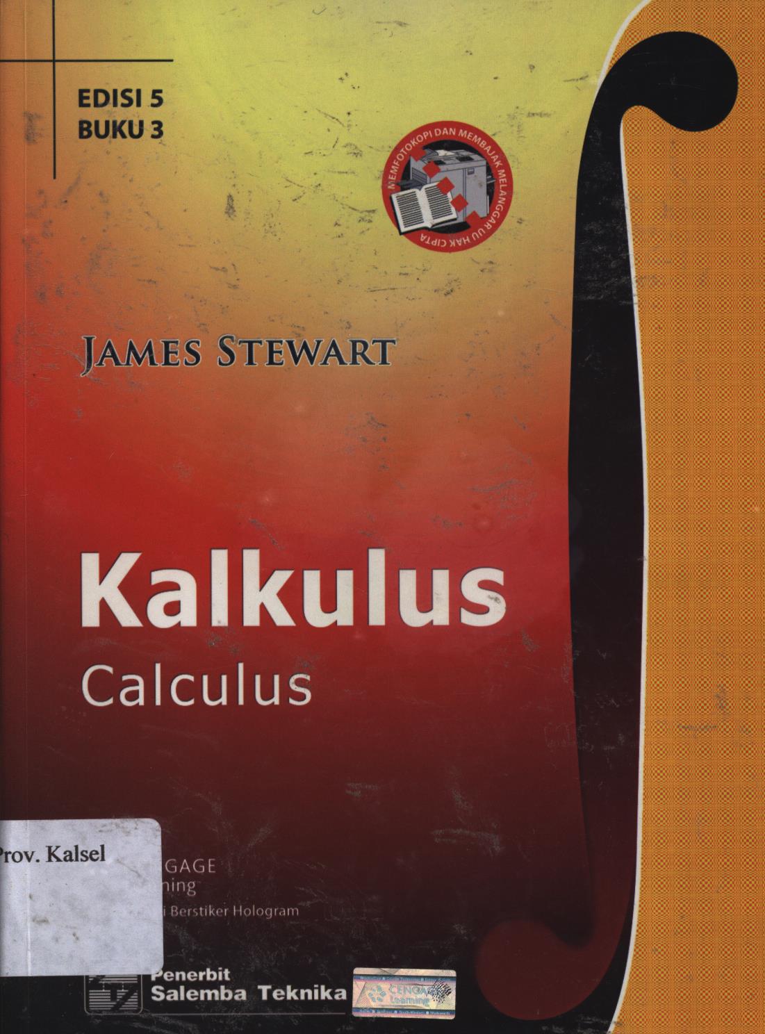 Cover Kalkulus edisi 5 - buku 3 / James stewart ; penerjemah, Chriswan sungkono.