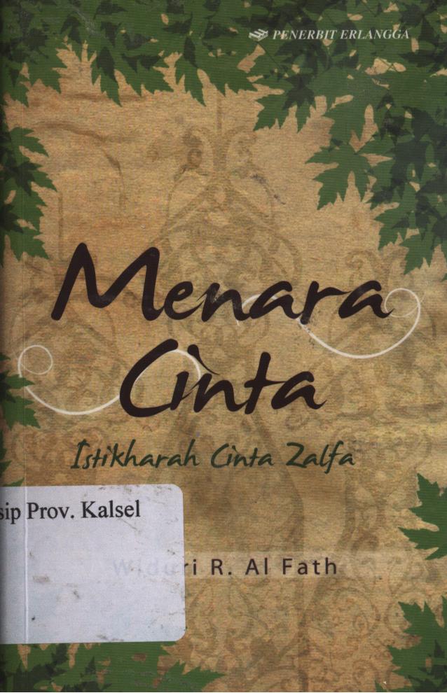 Cover Menara  cinta :  Istikharah cinta zaifa / Widuri R. AlFath ; Editor, Hijrah saputra, Adhika prasetya K.