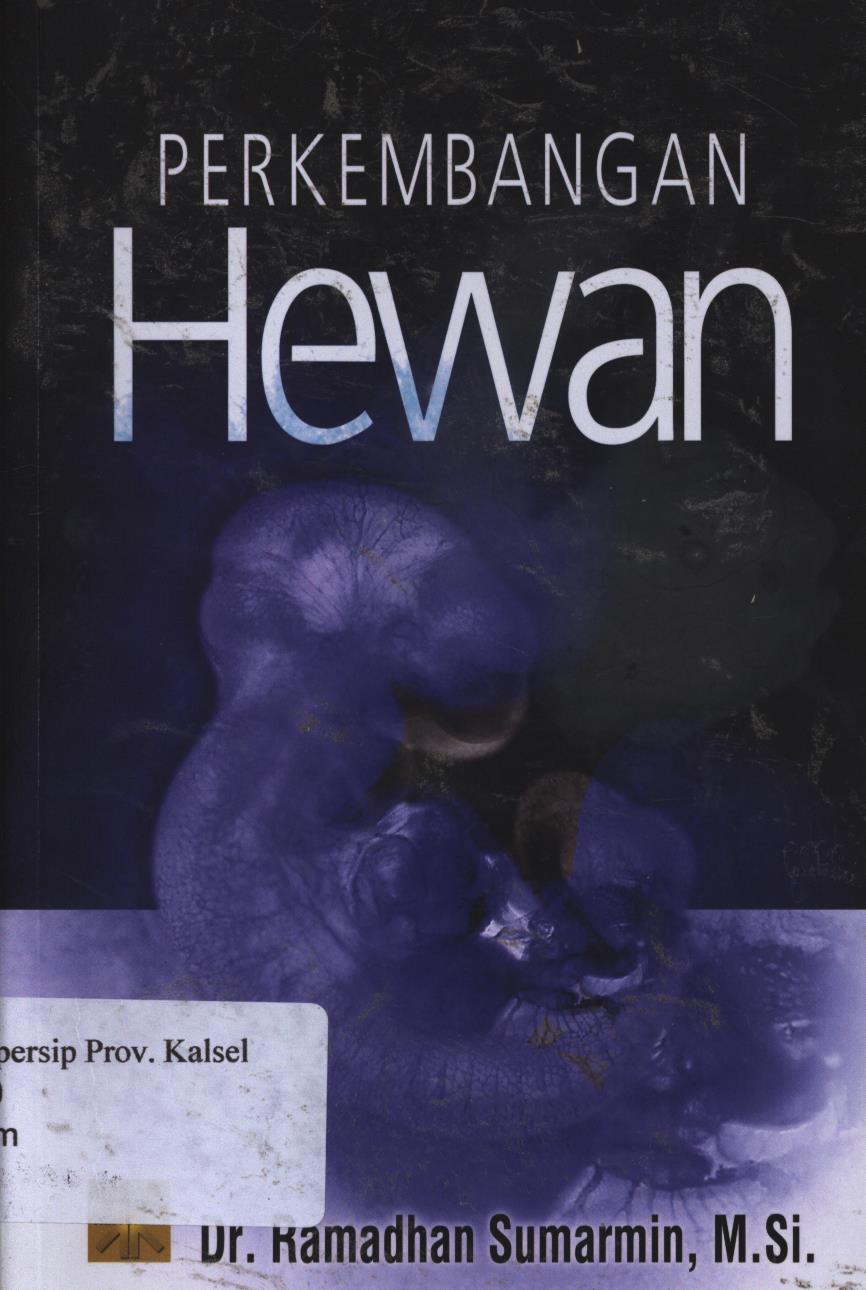 Cover Perkembangan hewan :  Edisi pertama / Ramadhan sumarmin