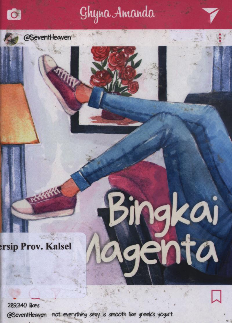 Cover Bingkai magenta / Ghyna amanda ; penyunting, Avilah ve.
