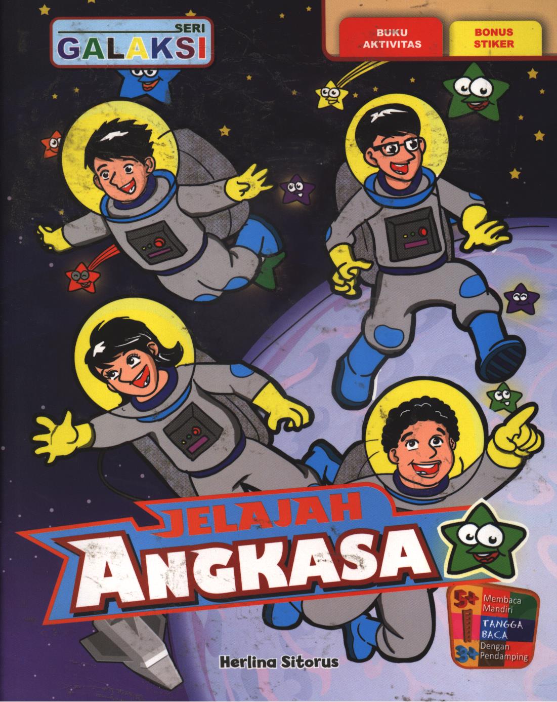 Cover Jelajah angkasa / Herlina Sitorus ; editor, Herlina Sitorus