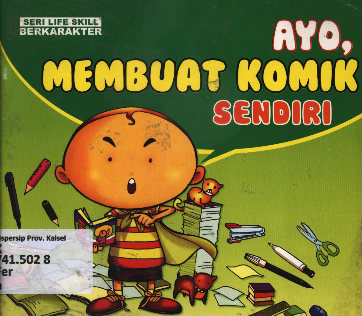 Cover Ayo,  membuat komik sendiri / Ferdian Udiyanto