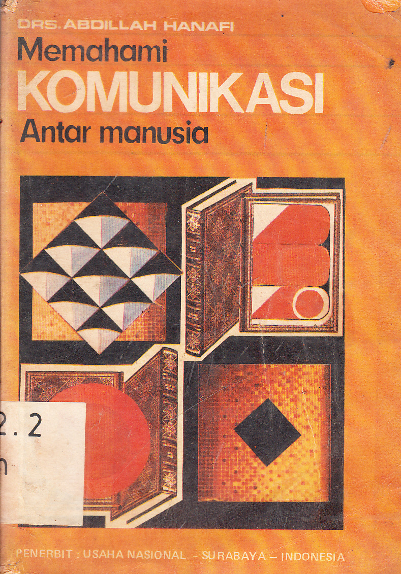 Cover Memahami komunikasi antar manusia / Abdillah Hanafi