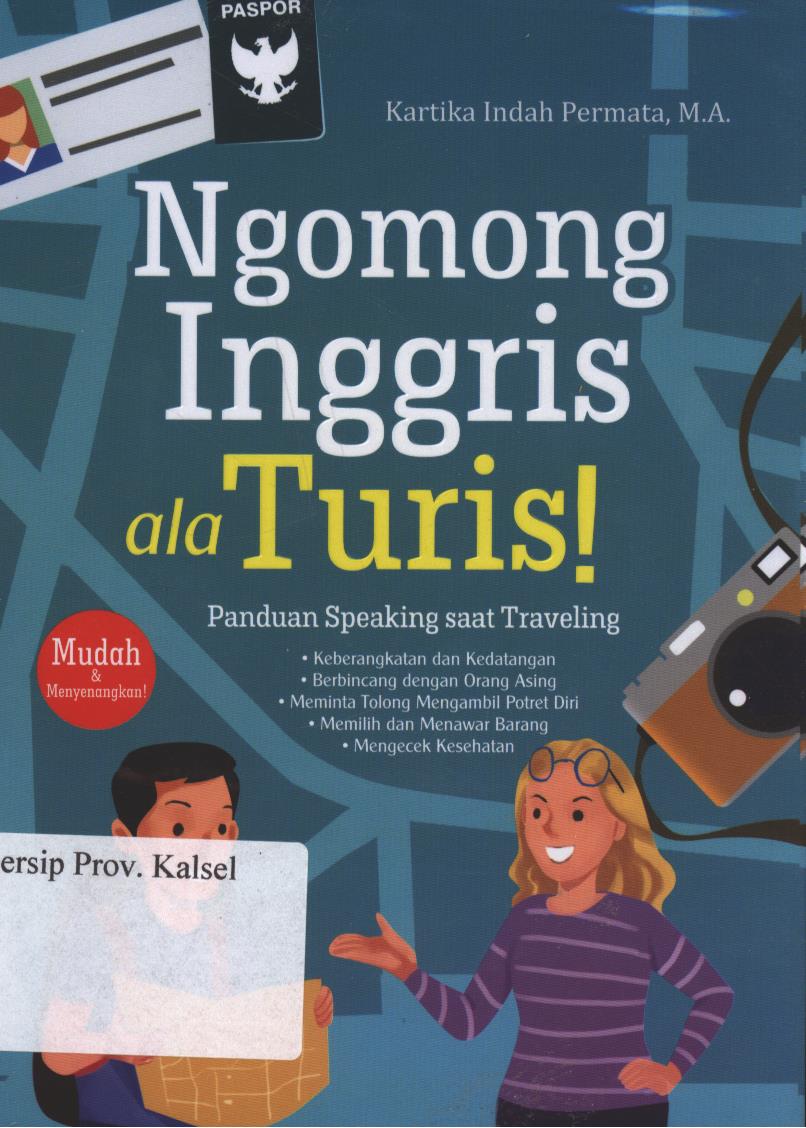 Cover Ngomong Inggris ala Turis! / Kartika Indah Permata ; editor, Niawan N.N Nihari