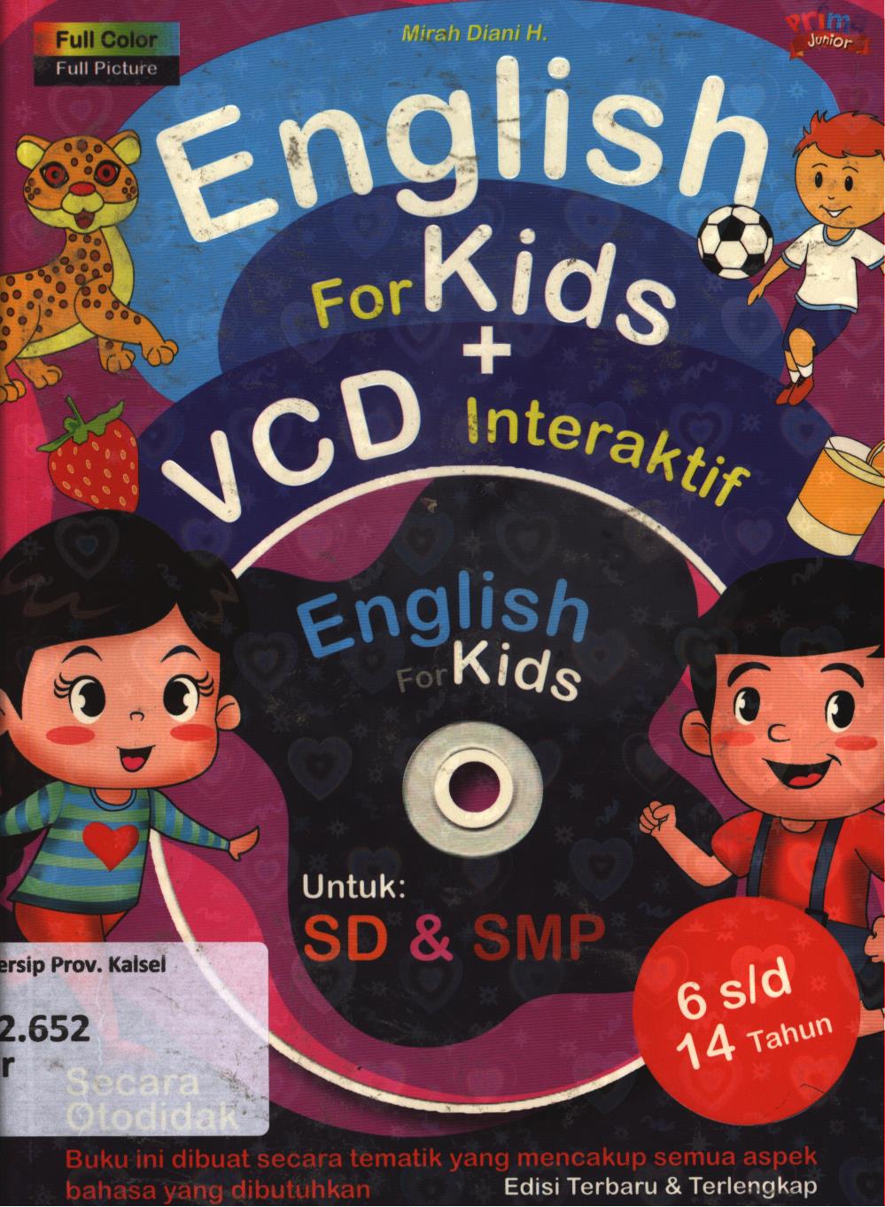 Cover English for kids / Mirah Diani H. ;editor,  Agus Satriani