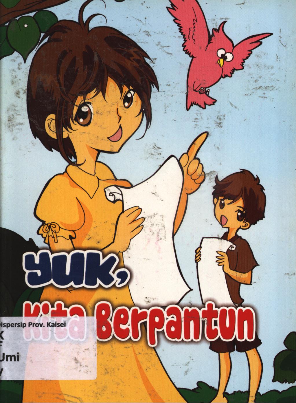 Cover Yuk, kita berpantun / Umi Mahmudah