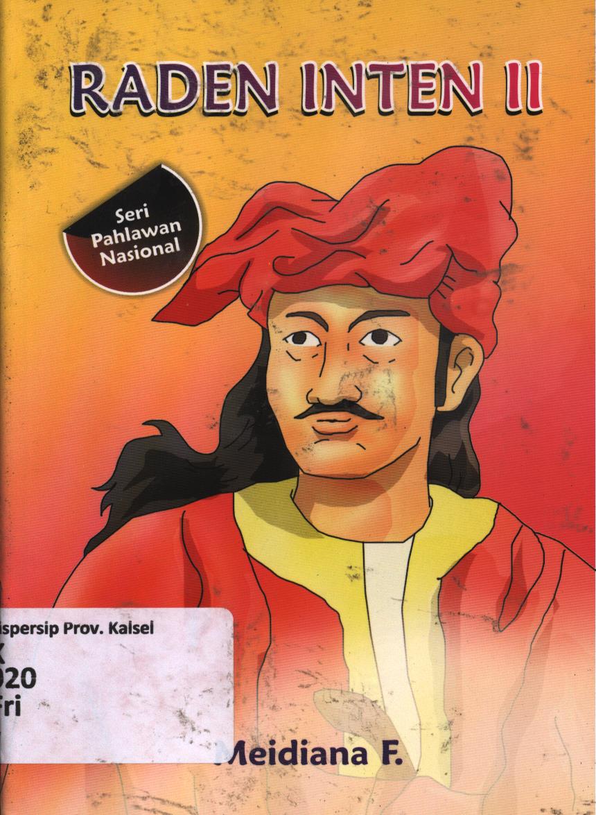 Cover Raden Inten II / M. Frikasari