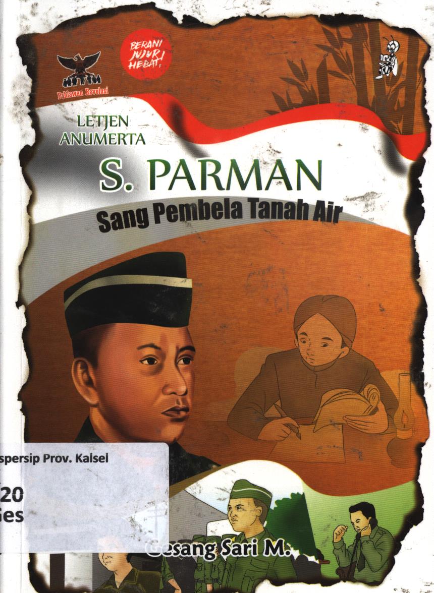 Cover Letjen Anumerta S. Parman :  Sang pembela tanah air / Gesang Sari M.