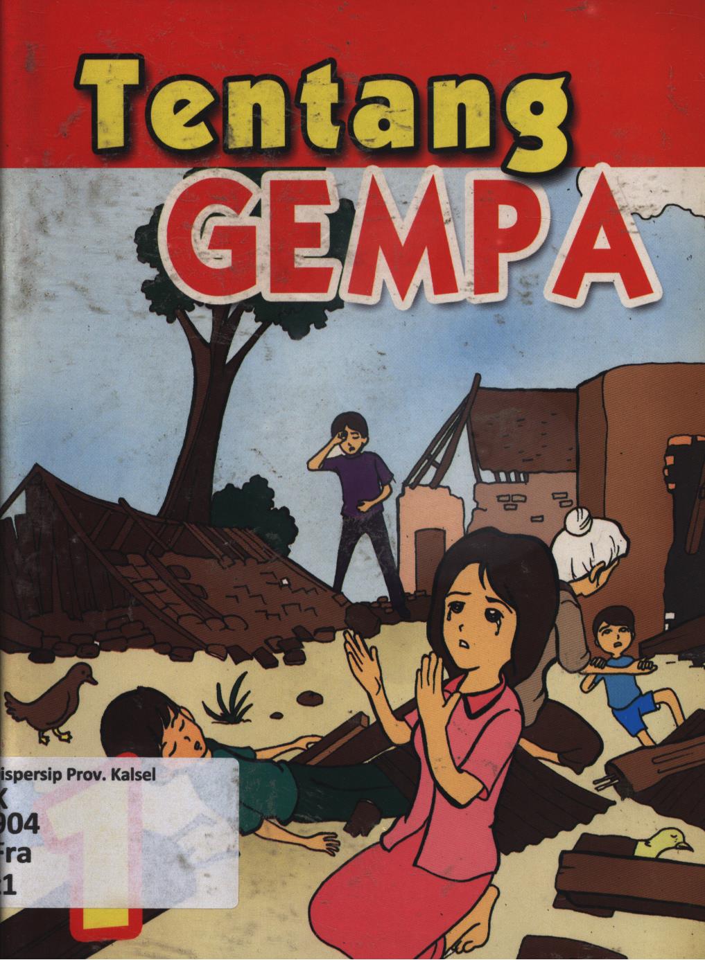 Cover Tentang gempa 1 / Frans Theo