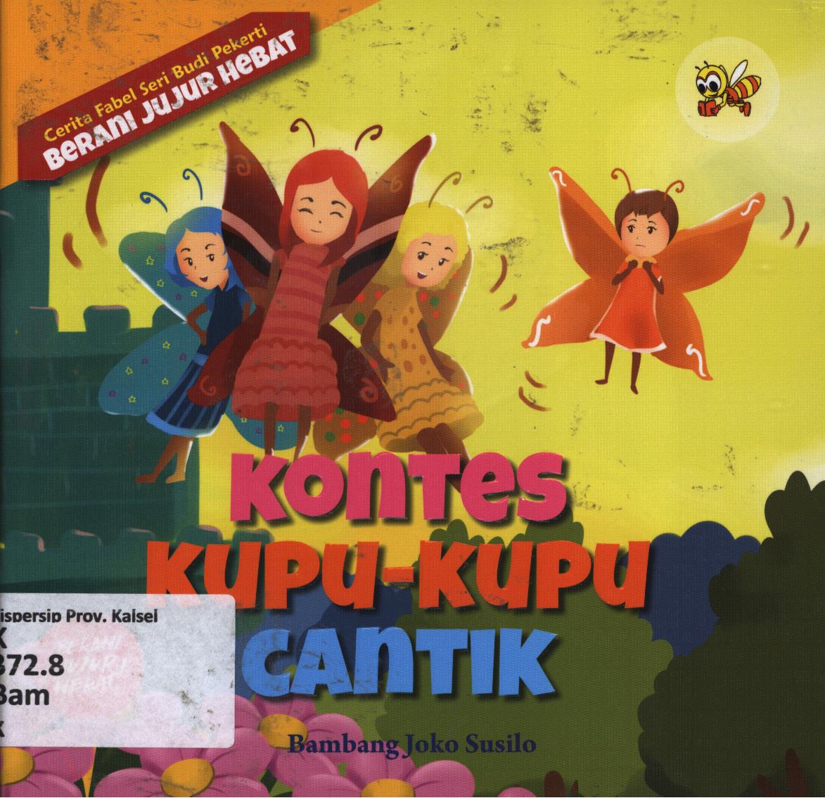 Cover Kontes kupu-kupu cantik / Bambang Joko Susilo