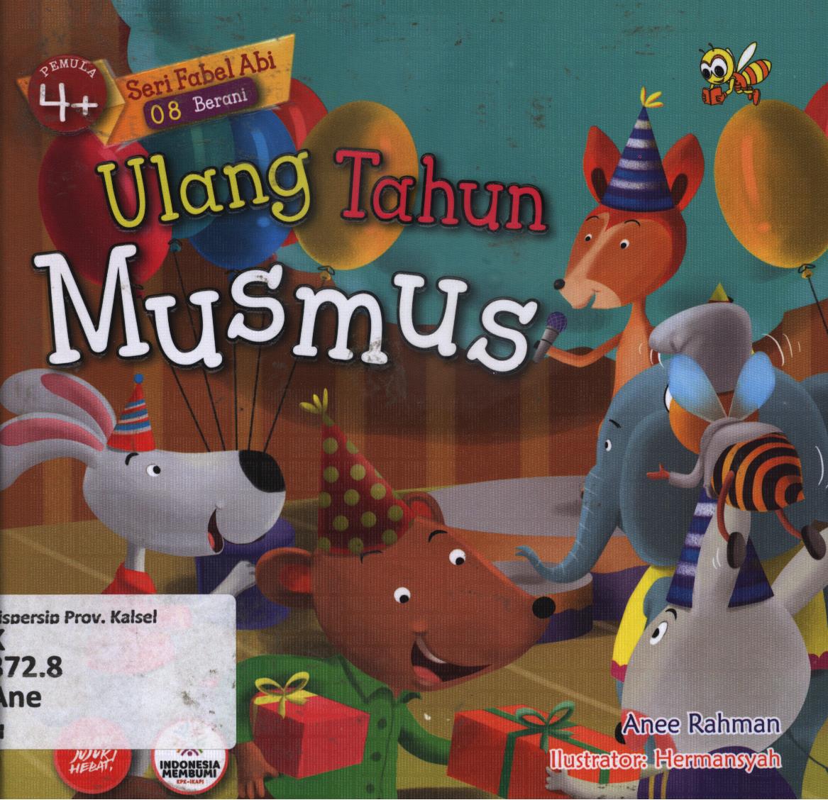 Cover Ulang tahun Musmus / Anee Rahman