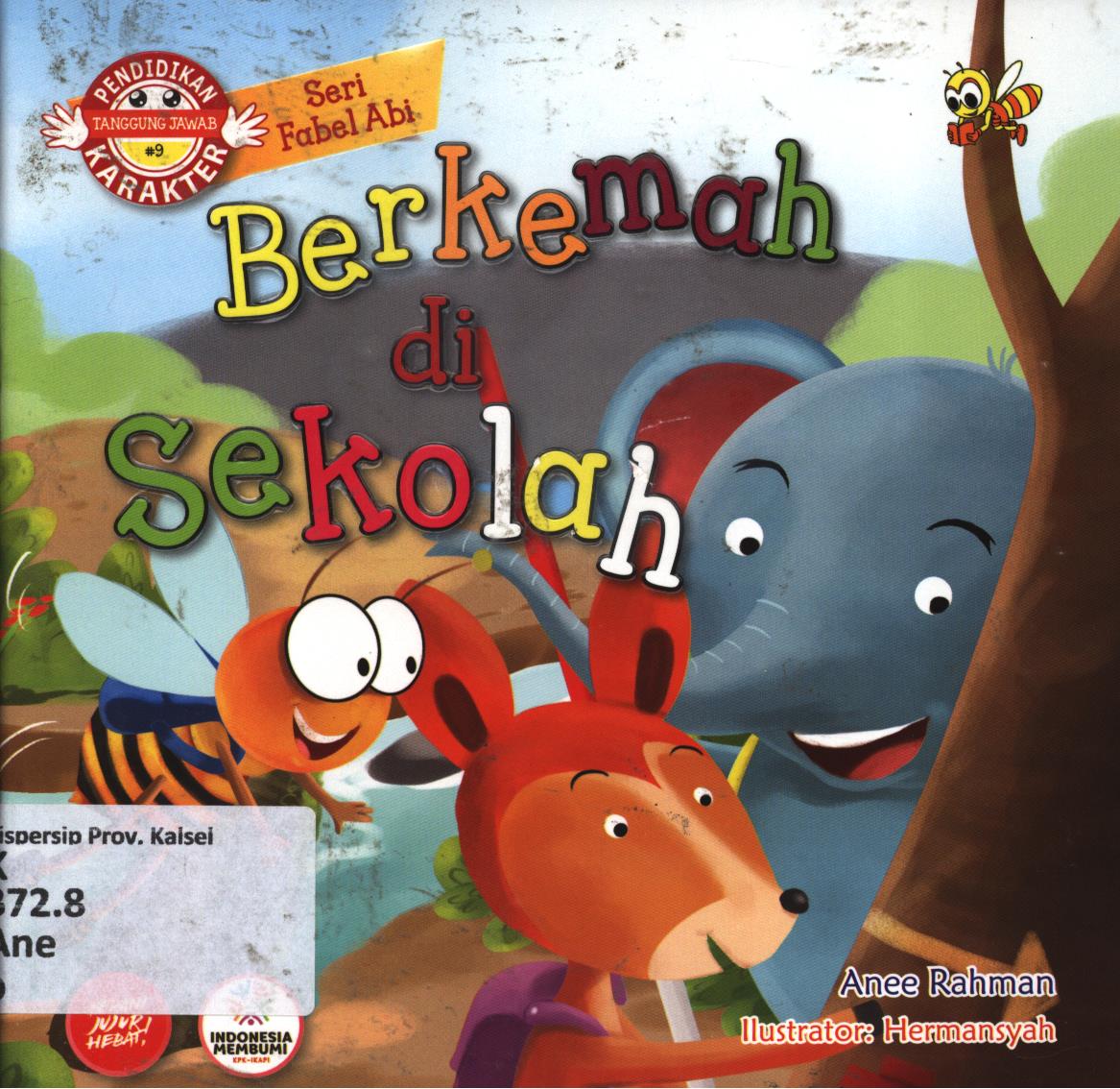 Cover Berkemah di sekolah / Anee Rahman