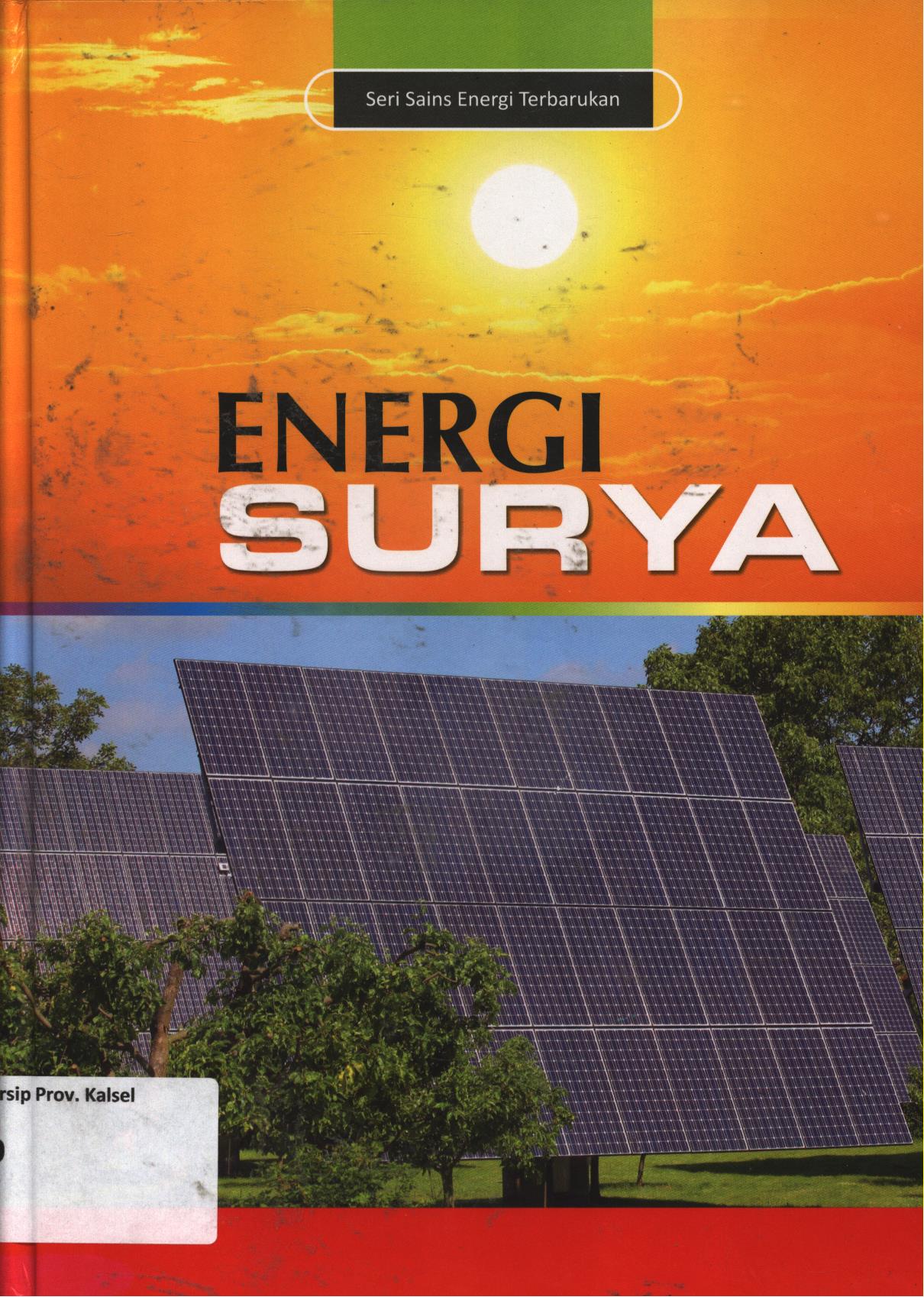 Cover Energi surya / Tutun Nugraha, Didik Sunardi