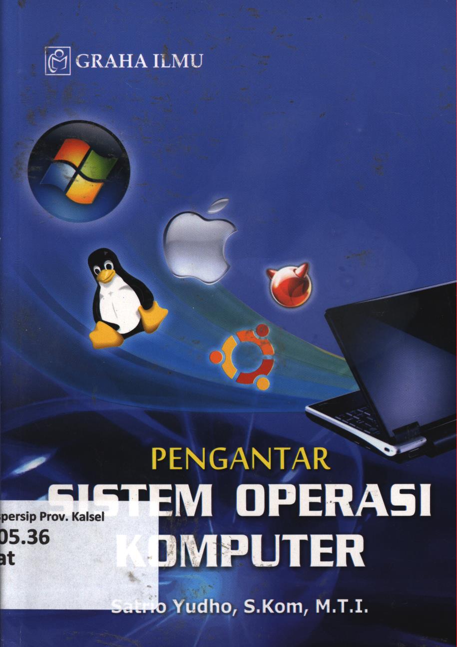Cover Pengantar sistem operasi komputer / Satrio Yudho