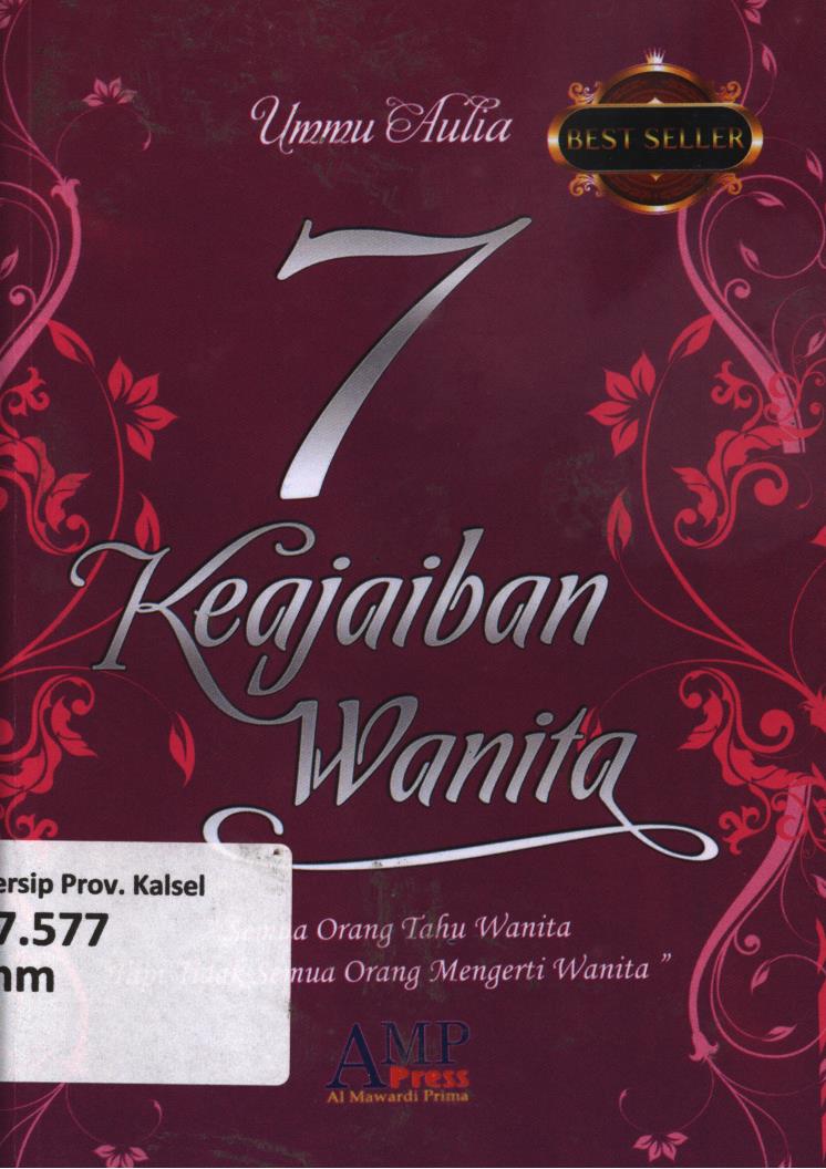 Cover 7 keajaiban wanita / Ummu Aulia ; editor, H. Saefuddin Aman al-Damawy