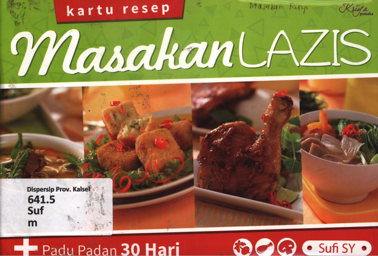 Cover Masakan lazis / Sufi SY