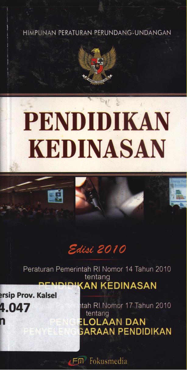 Cover Pendidikan kedinasan
