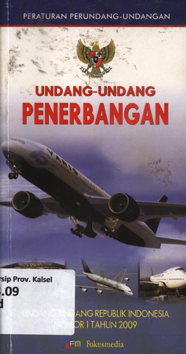 Cover Undang-Undang Penerbangan