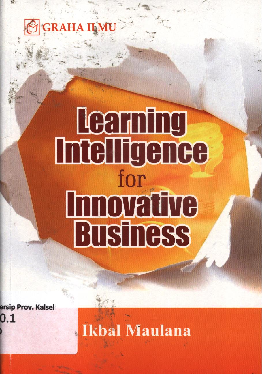 Cover Learning intelligence for innovative business / Ikbal Maulana