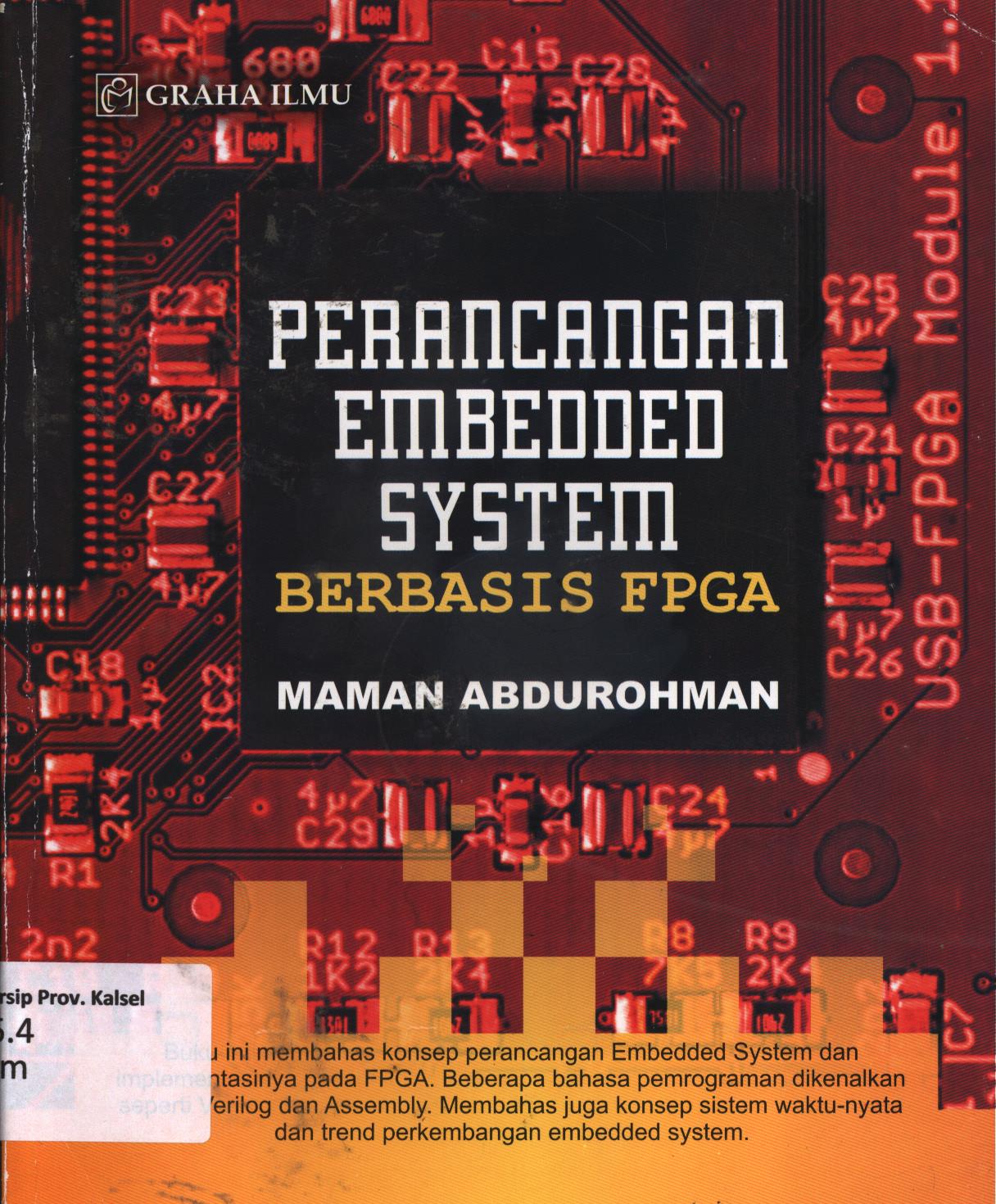 Cover Perencangan embedded system berbasis FPGA / Maman Abdurohman