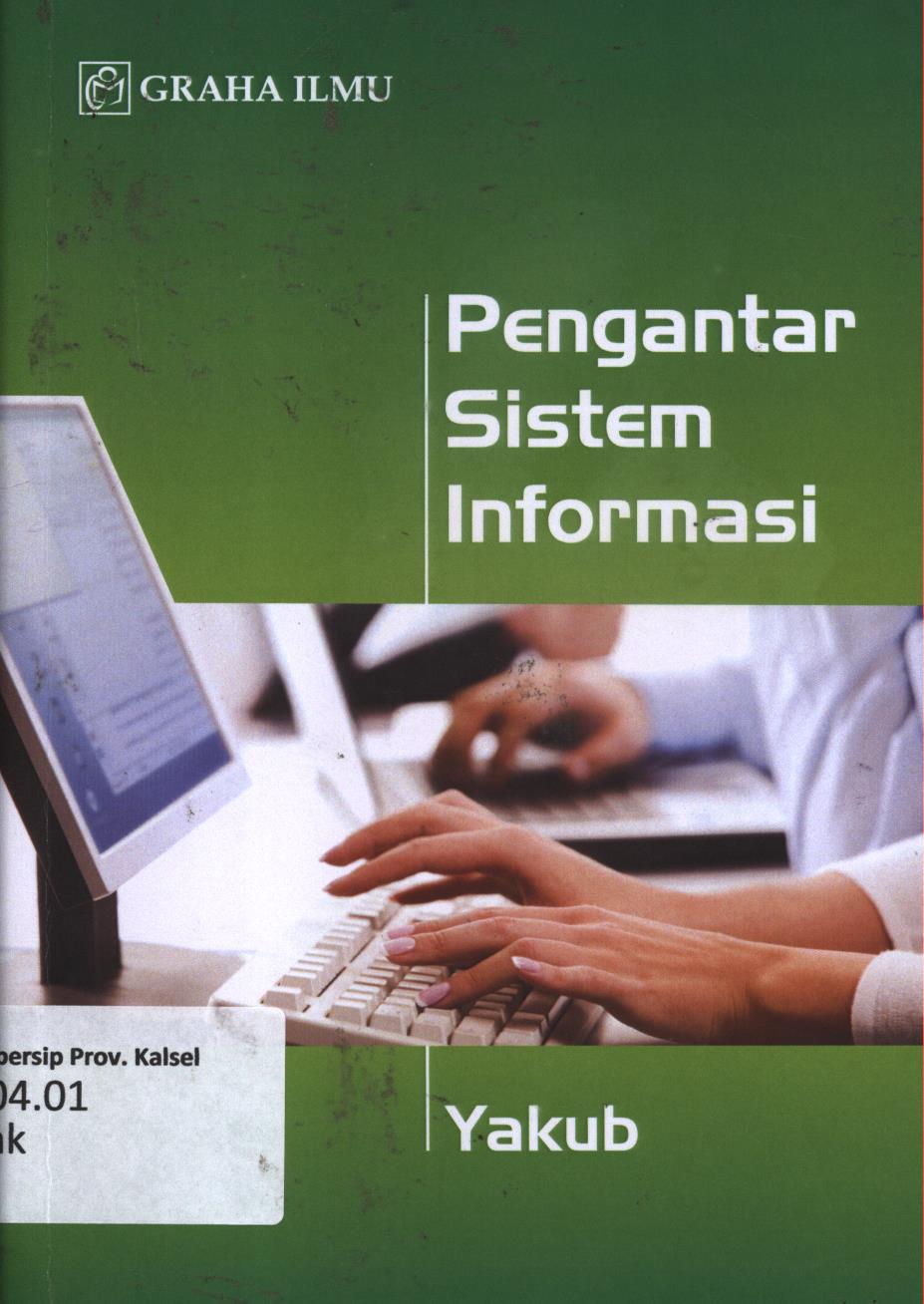 Cover Pengantar sistem informasi / Yakup