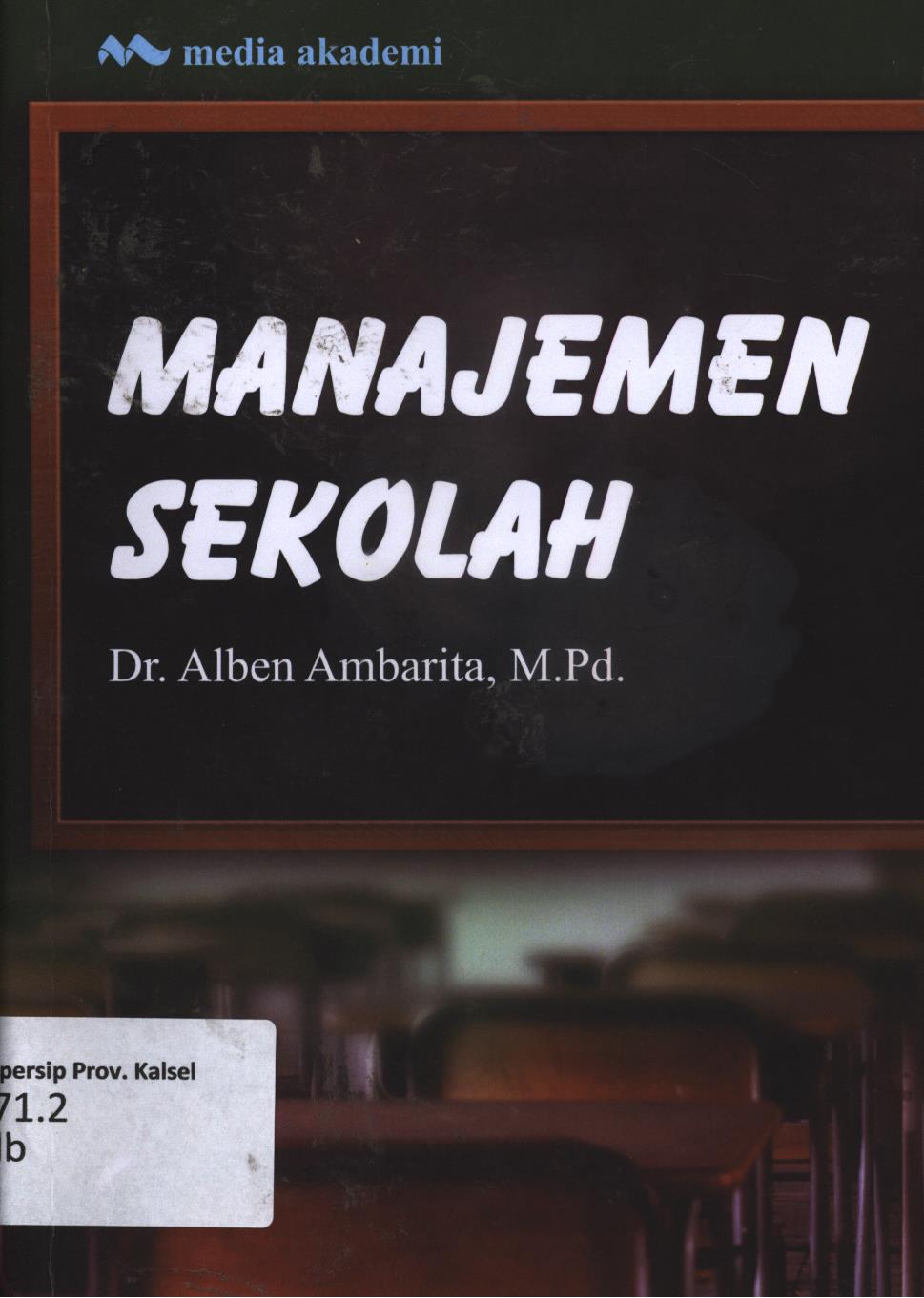 Cover Manajemen sekolah / Alben Ambarita