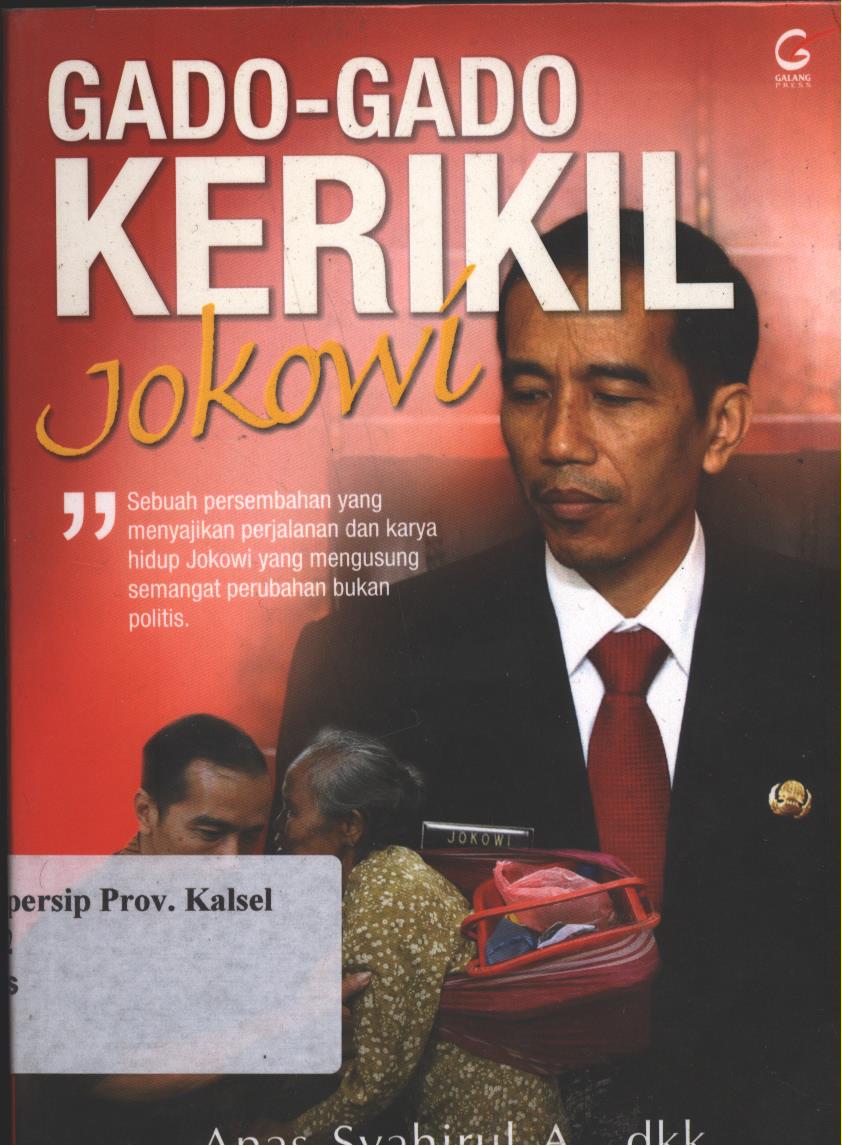 Cover Gado - Gado Kerikil Jokowi / Anas Syahirul. A