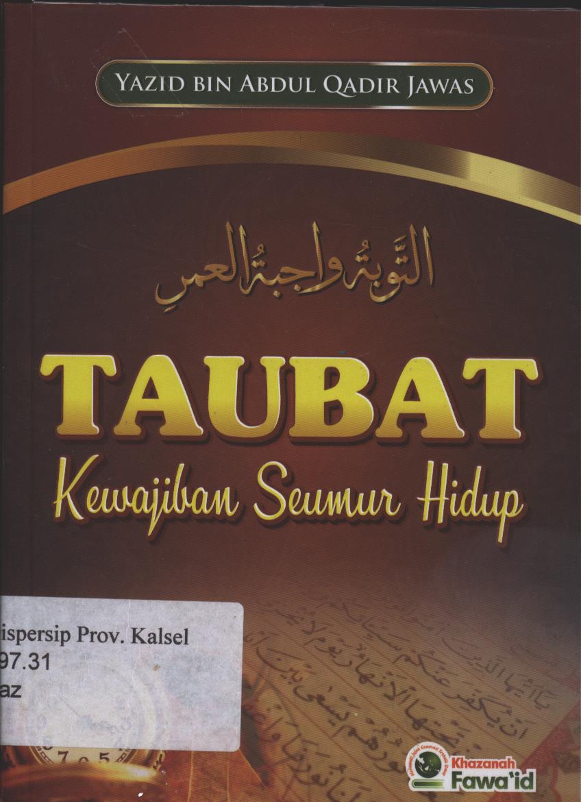Cover Taubat Kewajiban Seumur Hidup / Yazid