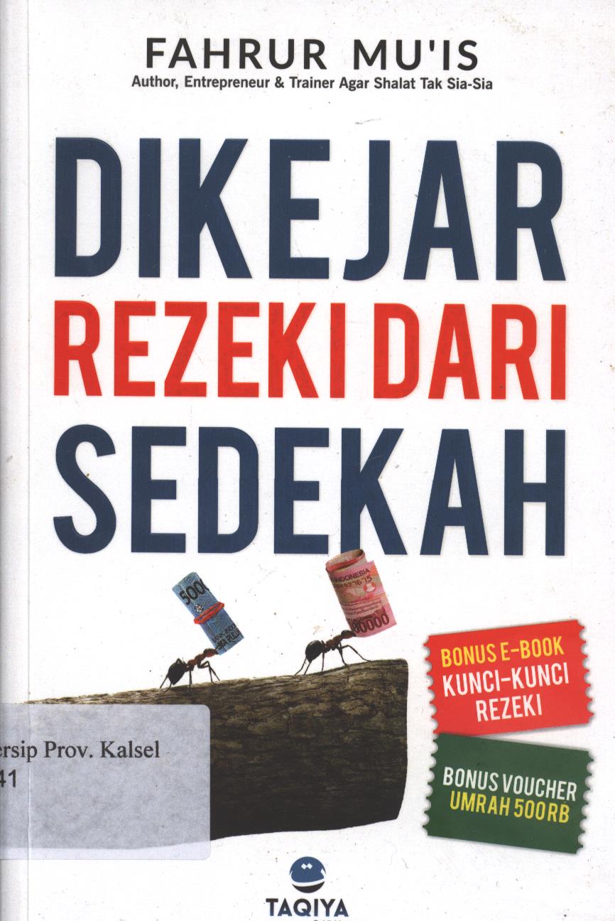 Cover Dikejar Rezeki Dari Sedekah / Fahrur muis
