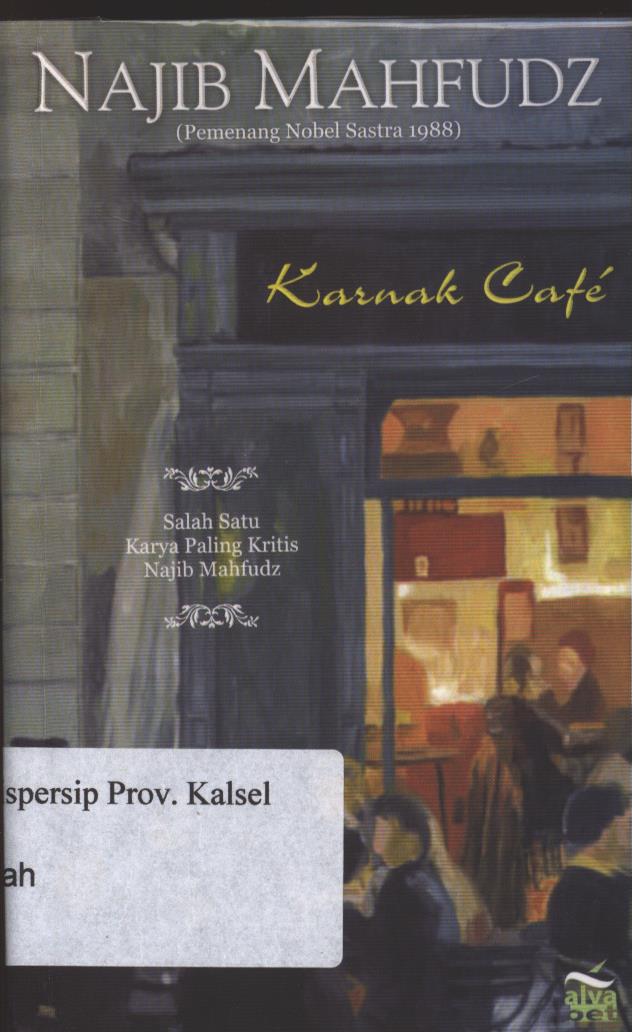 Cover Najib Mahfudz Karnak Cafe / Najib Mahfudzta