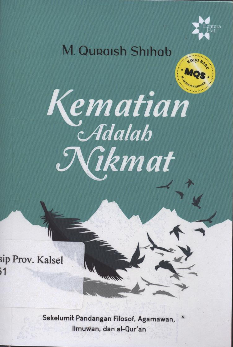Cover Kematian adalah Nikmat / Penulis : M Quraish Shihab