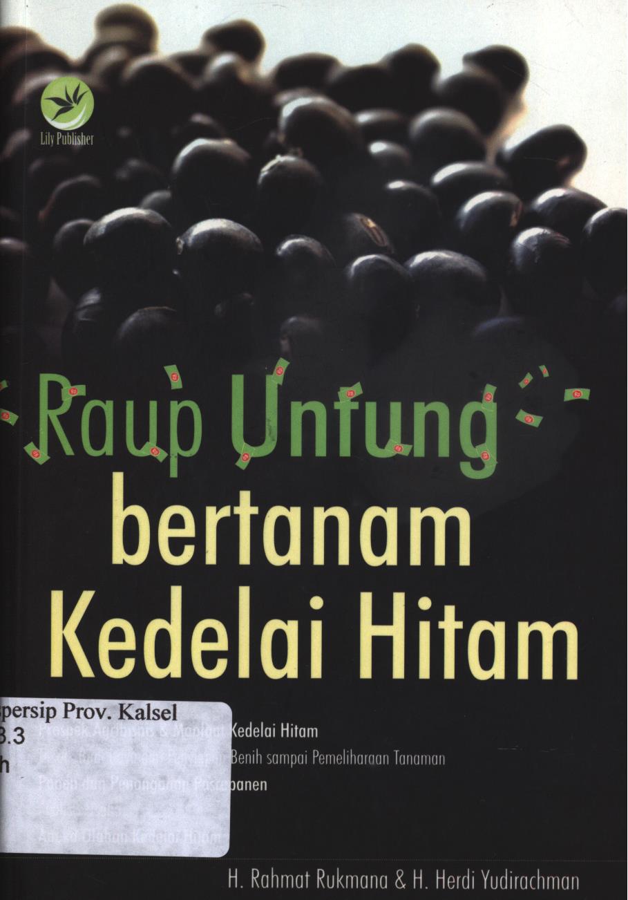 Cover Raup untung bertanam keledai hitam / Rahmad Rukmana dan H. Herdi Yudirachman ; editor, Seno W.