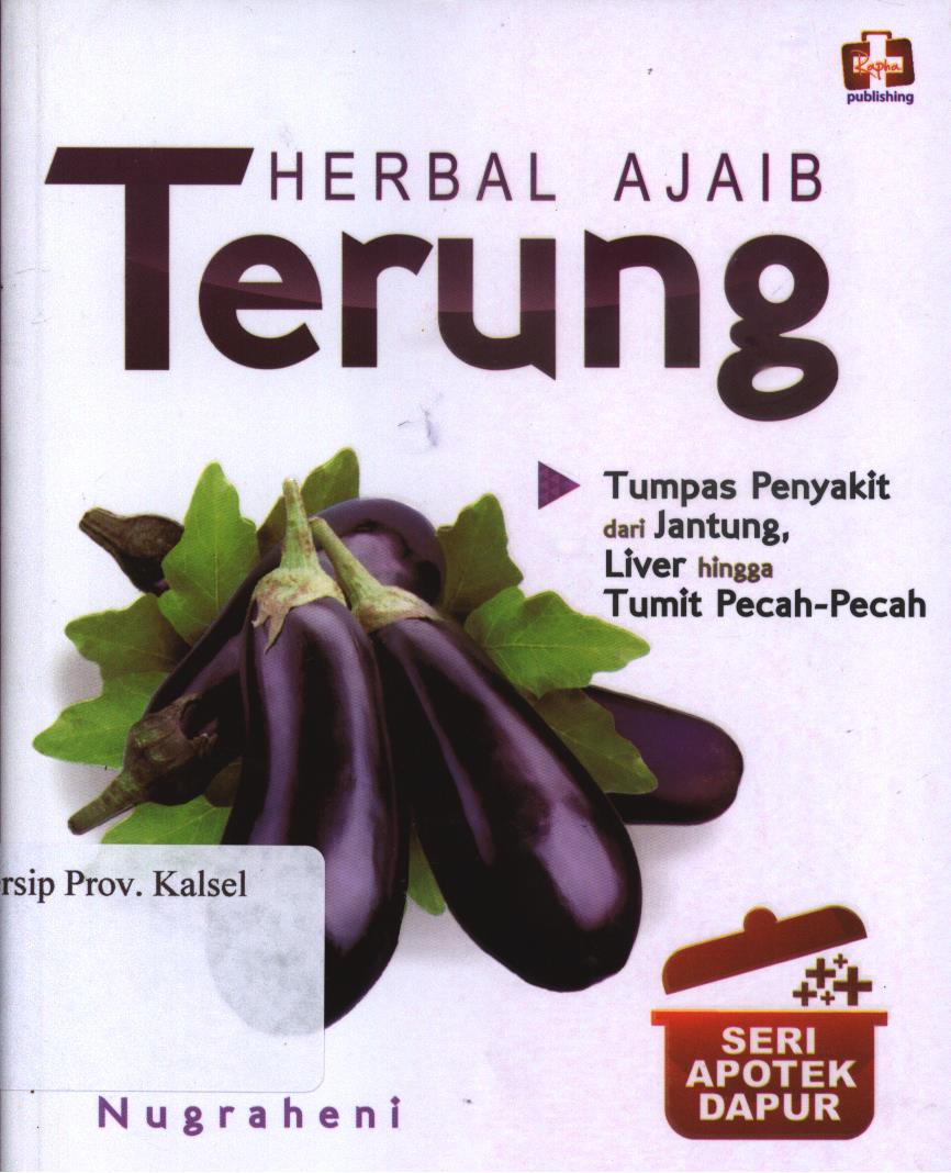 Cover Herbal ajaib terong / Nugraheni ; editor, Maya