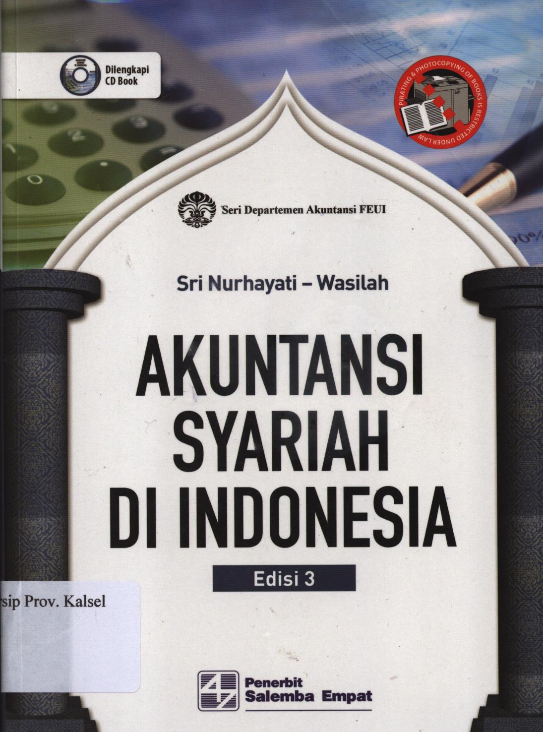 Cover Akuntansi syariah di Indonesia edisi 3 / Sri Nurhayati, Wasilah