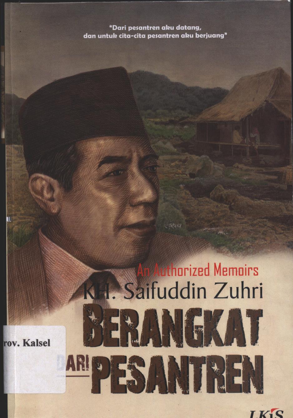 Cover Berangkat dari pesantren / KH. Saifuddin zuhri ; Editor, Jajang Husni Hidayat