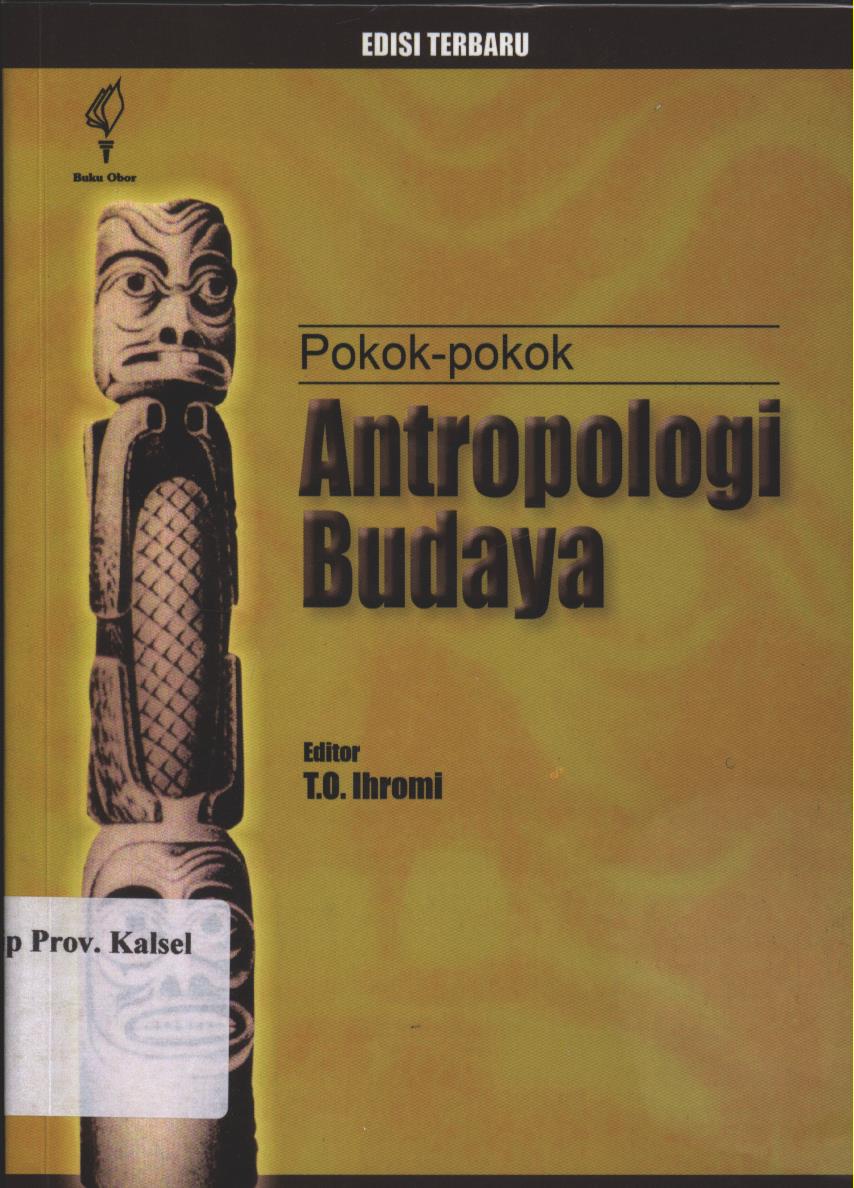 Cover Pokok Pokok Antropologi Budaya