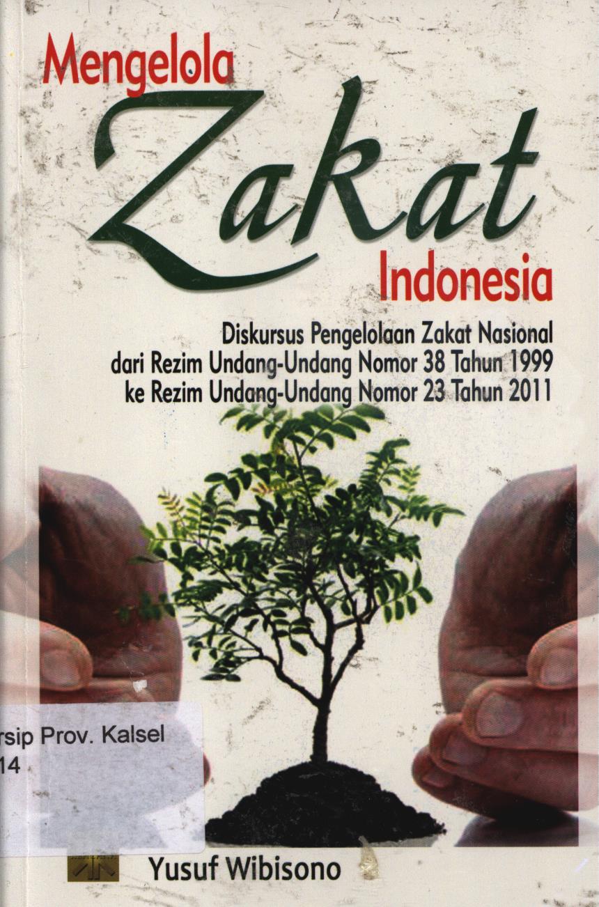 Cover Mengelola zakat  Indonesia / Yusuf Wibisosno