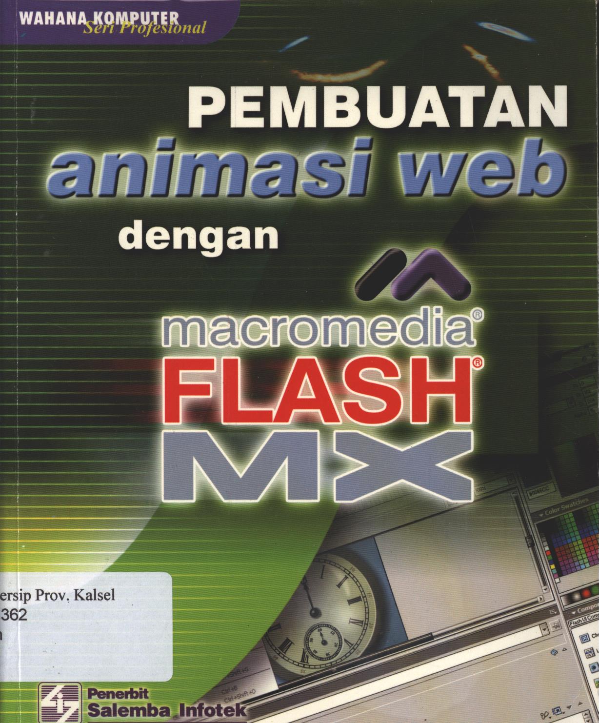 Cover Pembuatan Animasi Web dengan Macromedia Flash MX