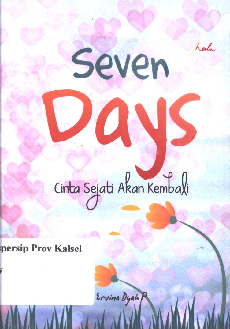 Cover Seven Days :  Ariata / Ervina Dyah P ; Editor, Ariata
