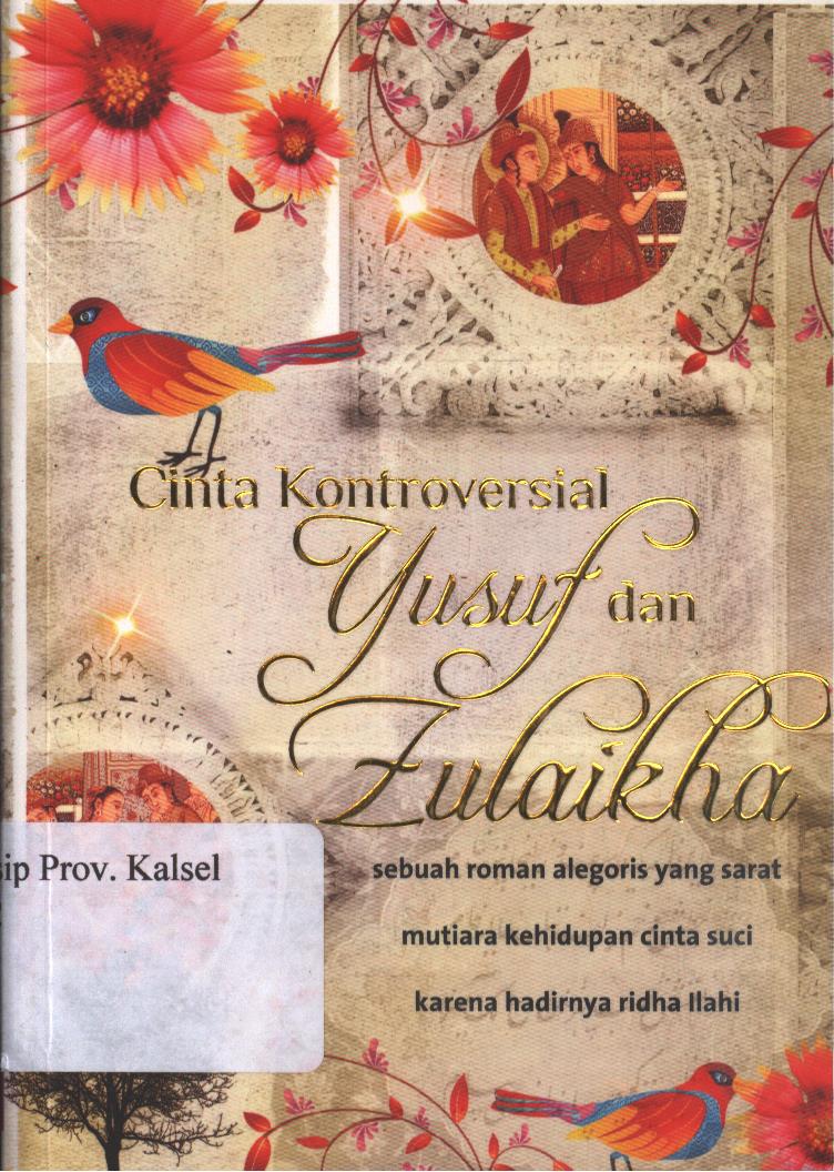 Cover Cinta Kontroversial Yusuf dan Zulaikha / Abdurrahman Jami ; Editor, Amanullah Halim