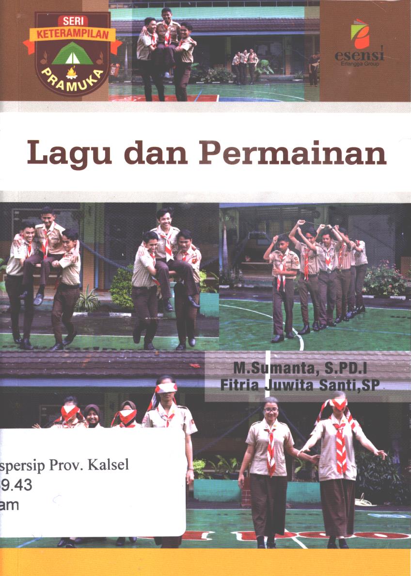 Cover Lagu dan permainan / Maman Sumanto, Fitria Juwita Santi ; Editor, Nickyta Pramudia.
