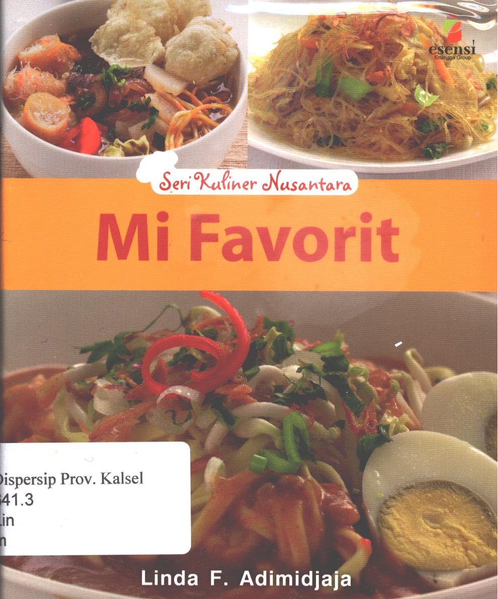 Cover Mi Favorit / Linda F. Adimidjaja ; editor, Milly Indra Supit, Yuki Anggia Putri
