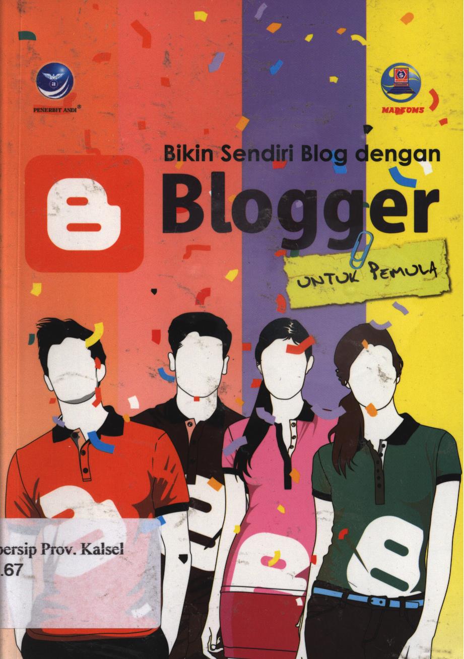 Cover Bikin Sendiri Blog dengan Blogger untuk  Pemula