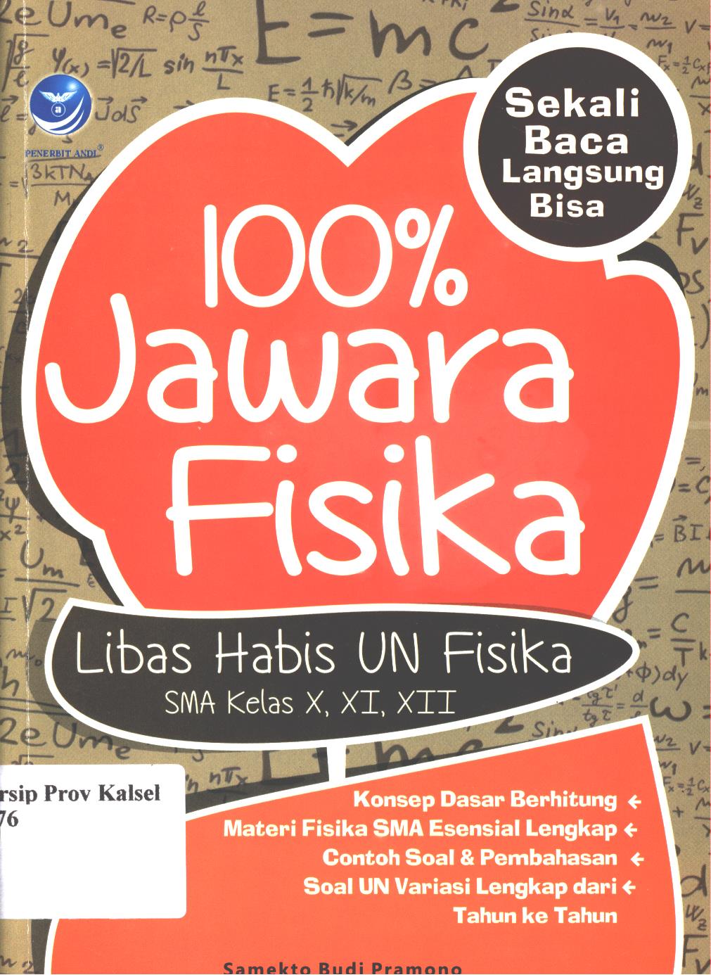 Cover 100% Jawara  Fisika / Samekto Budi Pramono