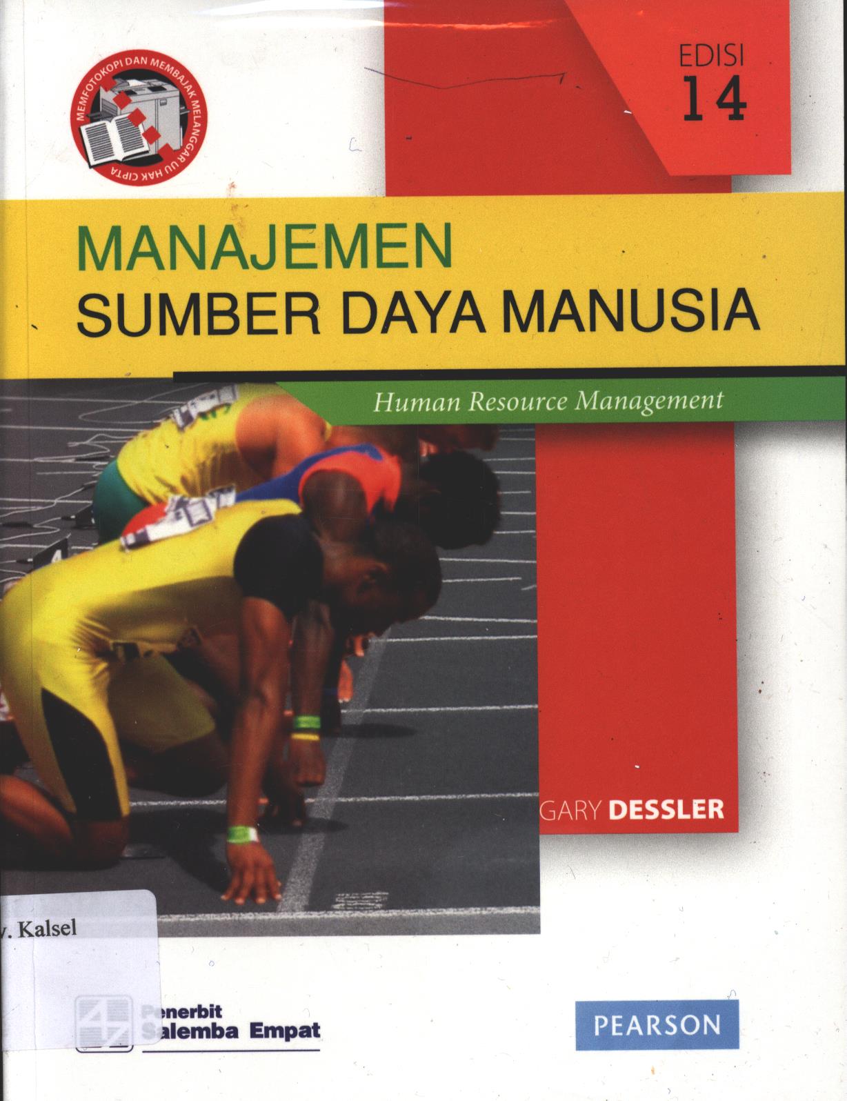 Cover Manajemen Sumber Daya Manusia / Gary Dessler ; Penerjemah, Diana Angelica