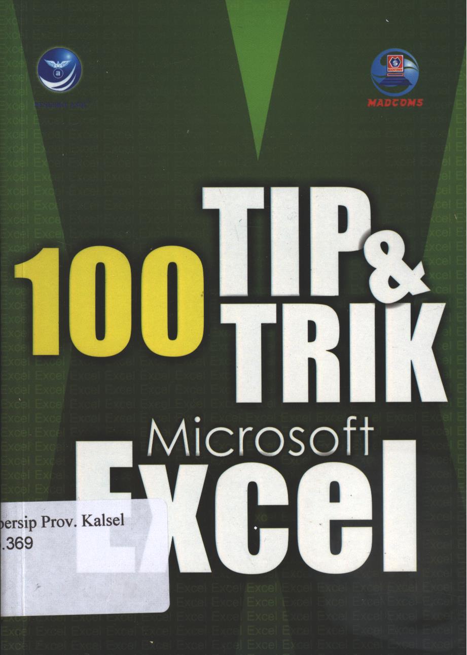 Cover 100 Tip & Trik Microsoft Excel 2013