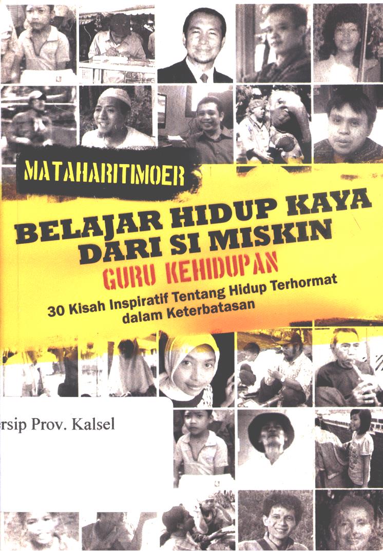 Cover Guru kehidupan :  belajar hidup kaya dari si miskin